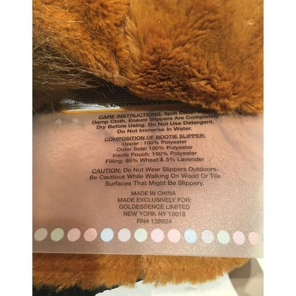 Adorable Aromatherapy Slippers - Lion Design - One Size Fits Most (7-9) - Picture 7 of 8